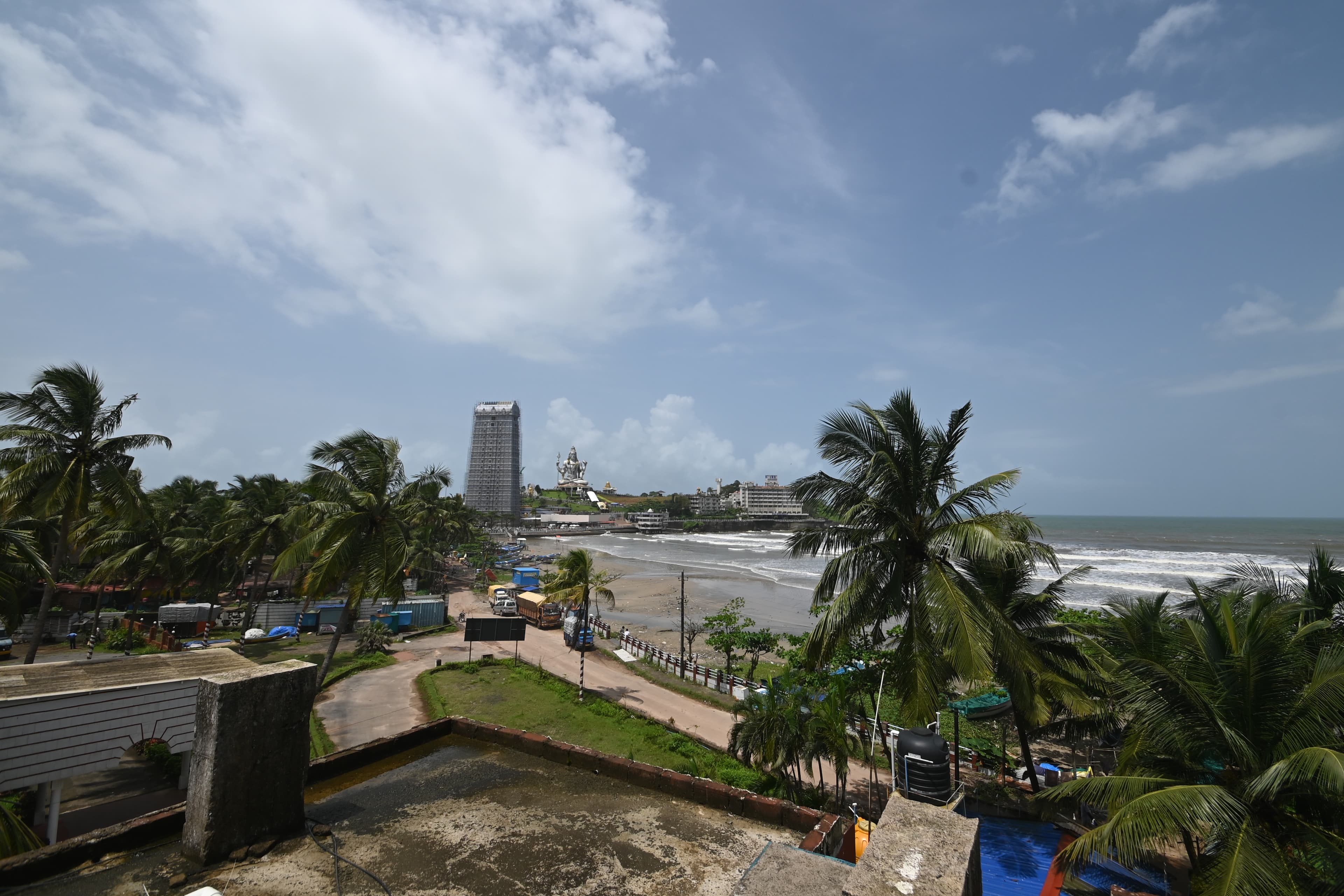 Temple view from KVK Beach Residency